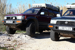 Parked up and posing for the cameras in Bosnia