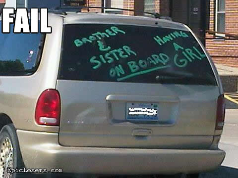 Baby Announcement FAIL