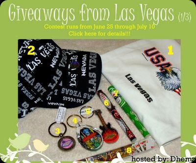 Giveaways from Las Vegas Giveaways from Las Vegas