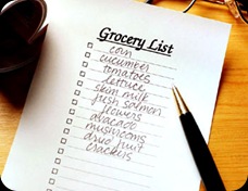 Grocery List on my phone - JustAnotherPixel.net