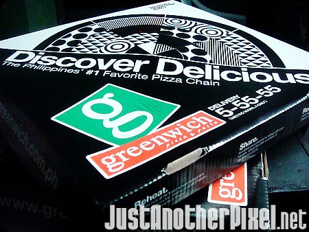 2 boxes of Greenwich pizza, woot! - JustAnotherPixel.net