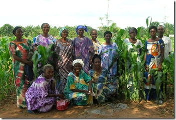 Presbytery women in corn