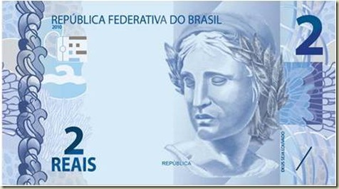 Nova cedula de 2 reais Nova cedula de 2 reais