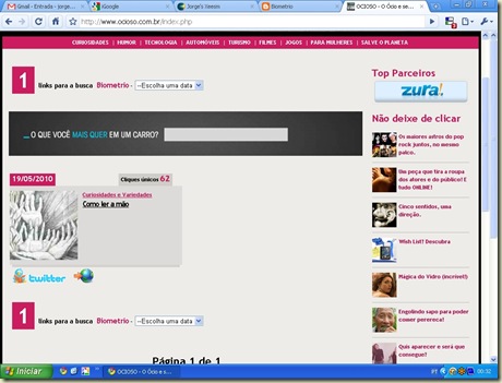 62 cliques do Ocioso para meu blog 62 cliques do Ocioso para meu blog