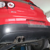 Fusta spate & evacuare sport dubla ABT & Golf 5 GTI