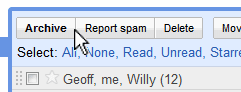 Gmail archive vs report spam