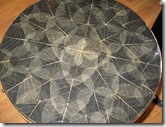 Ghost Leaf design on table top
