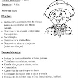 festa junina projeto