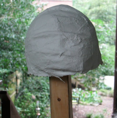 Plaster mold of my head