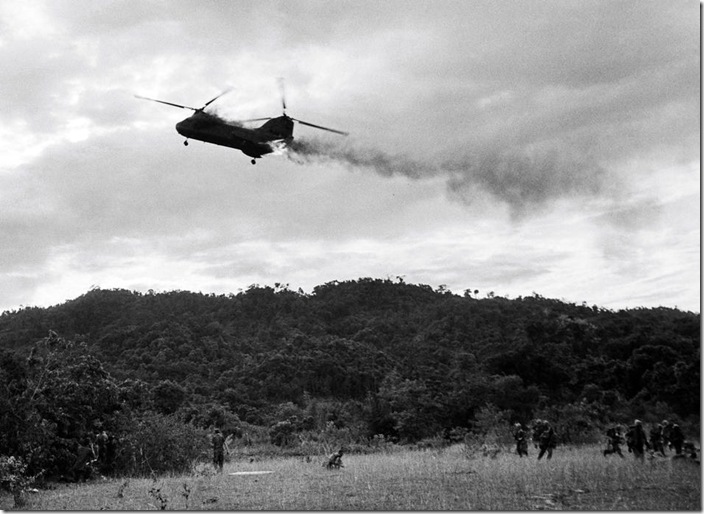 Vietnam War Helicopter Downed