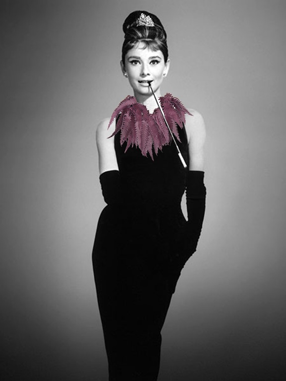 Doesn't Audrey look utterly divine in a Necklace by Natalie Brown? 