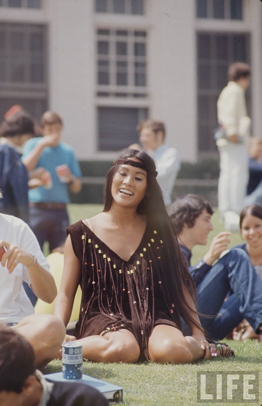 Life Magazine photoset of an American High School Campus in 1969