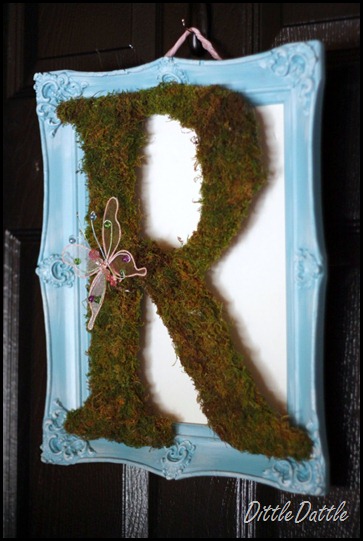 Framed Letter Wreath