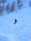 Chris doing offpiste