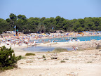 Cala Bassa, western side of the island