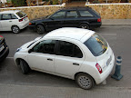 In Santa Gertrudis, some people actually park like this!