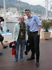 With Jake Humphrey, BBC F1 tv presenter