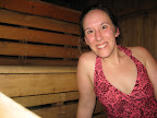 Some girls from the university and i went to the sauna, for a monthly outing