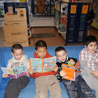 Groep 3a in de bieb