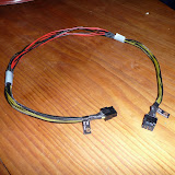 The finished cable. In hindsight, I wish I purchased some cable sheath. Would have been a lot prettier.