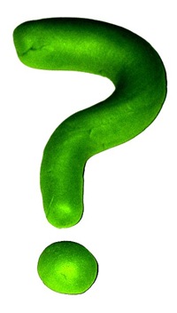Question mark green