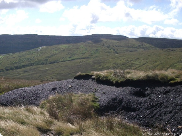 colliery spoil heap and lovely seat