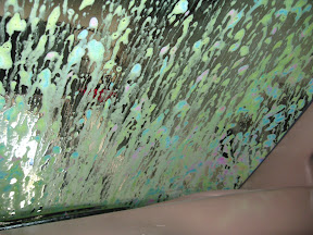 um, I was inside a car wash
