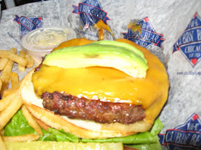 I'm so California. Avocado on my burger.