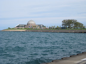 Waterfront out by aquarium and planetarium
