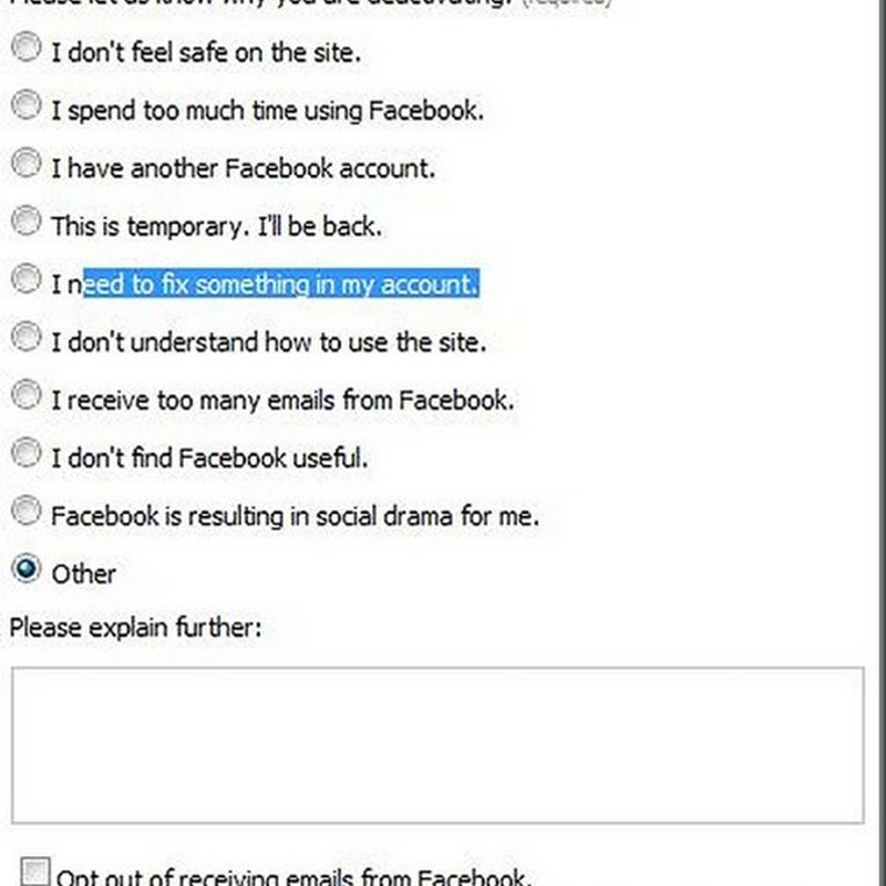 How to Delete, Cancel and Terminate Facebook Account and Profile