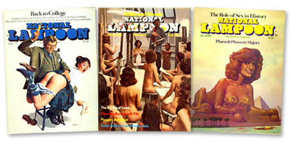 Selection of National Lampoon Covers (1975, 1976, 1978)