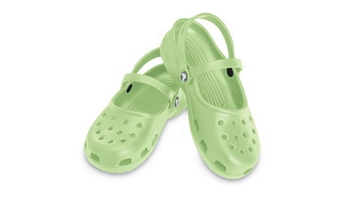 crocs mary jane lys grønn