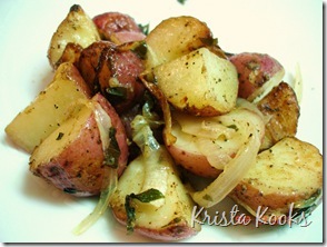 Krista Kooks Mustard Roasted Potatoes