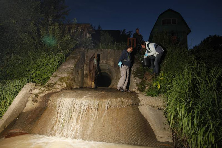 Загрязнение Славянки продолжается