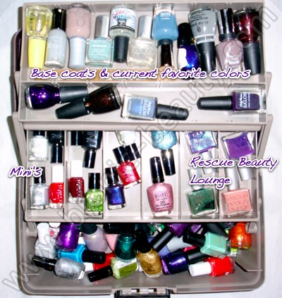 Bionic Beauty's current nail polish storage totes