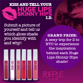 Enter the Huge Lips Skinny Hips sweepstakes