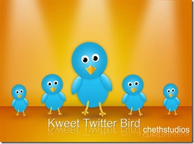 kweet free twitter bird icon