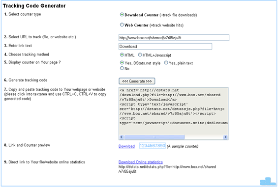 download counter generator