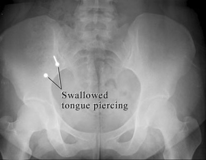 piercing língua