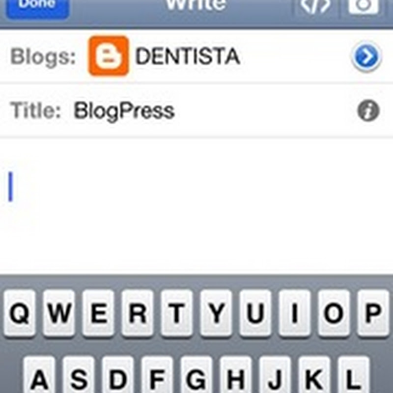Blogger no iPhone - Como escrever e publicar posts
