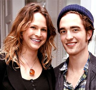 Robert Pattinson and Nina Schubert, Robert Pattinson's first girlfriend according to reports.