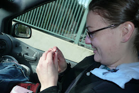 The whole way home, Sandy couldnt stop looking at the ring.