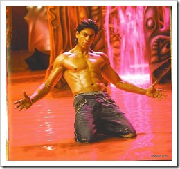 Shirtless Shahrukh Khan