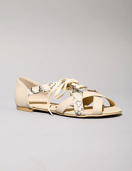 Criss Cross Snake Sandals ($47)