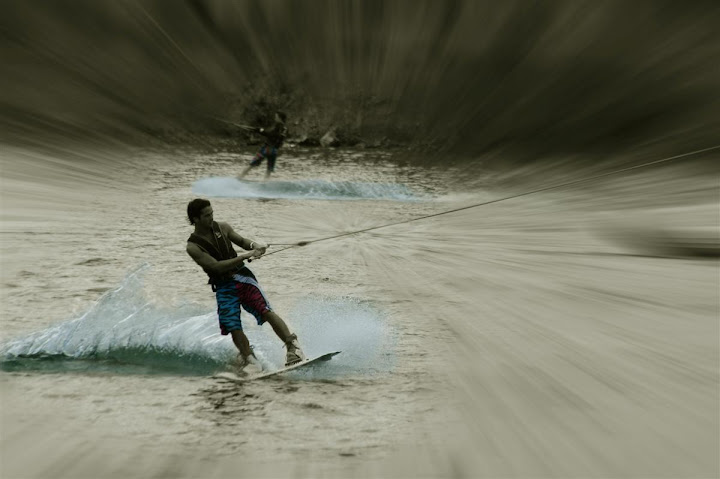Wakeboarden at Blue Rock