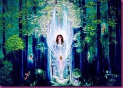 hadas y bosque sagrado