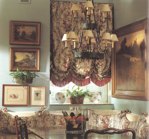 A beautiful breakfast nook.