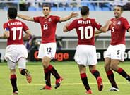 Egypt progress to last eight with 100 per cent record