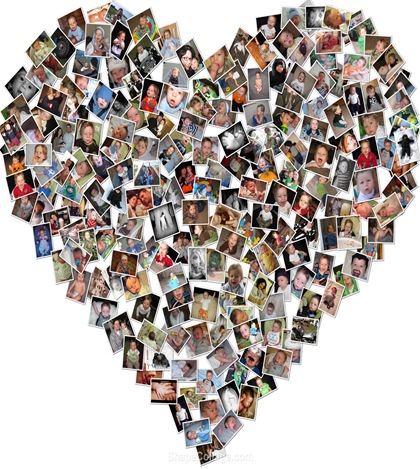 heart collage