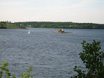 Looking out on Mahone Bay from the roadside